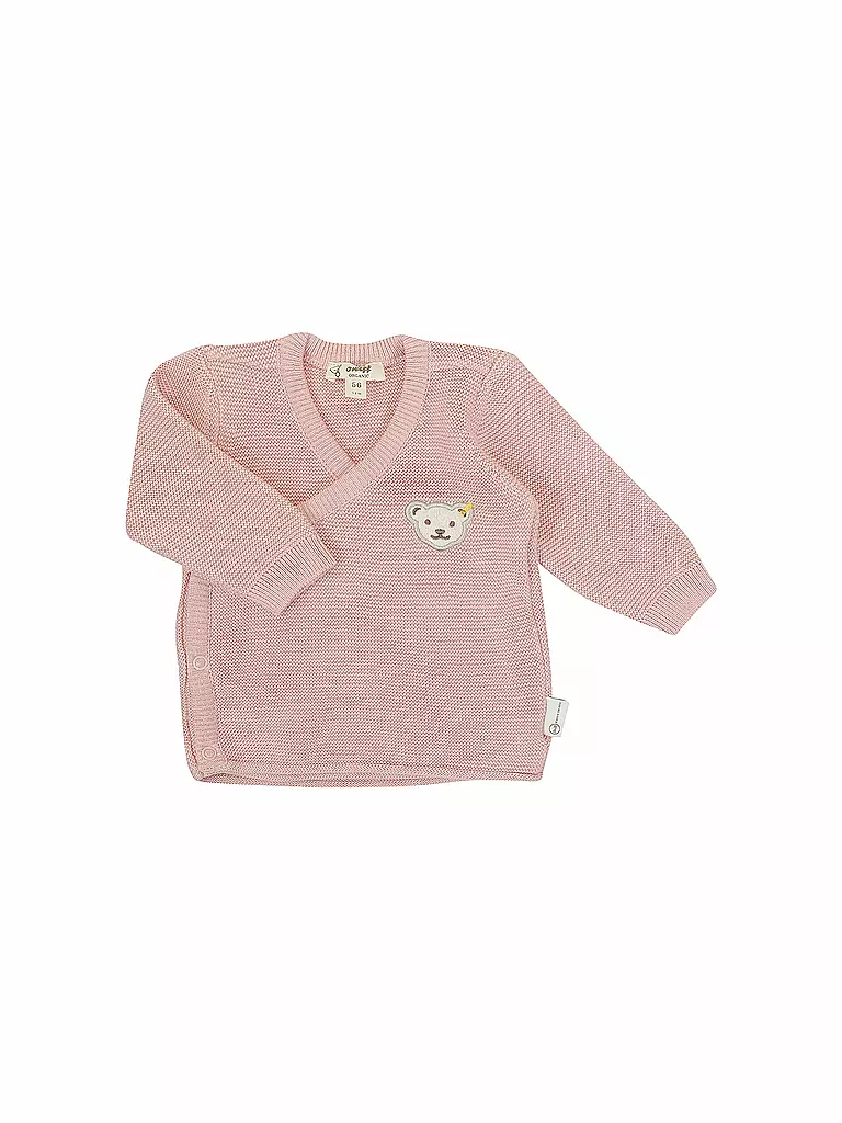 STEIFF Baby Set Strickjacke und Strickhose 2 teilig rosa