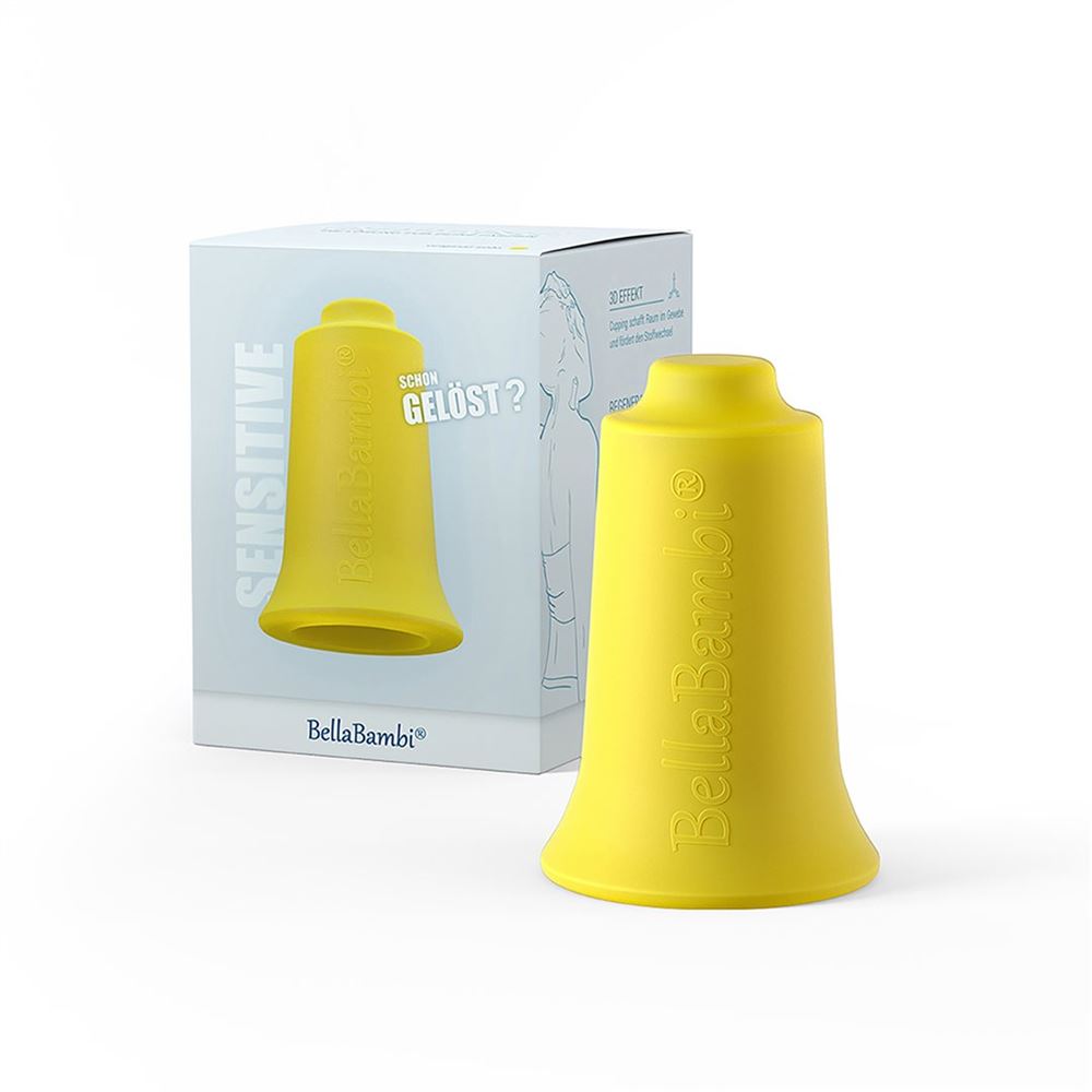 BELLABAMBI Cup original solo<br>1 Stück, Box, gelb sensitive