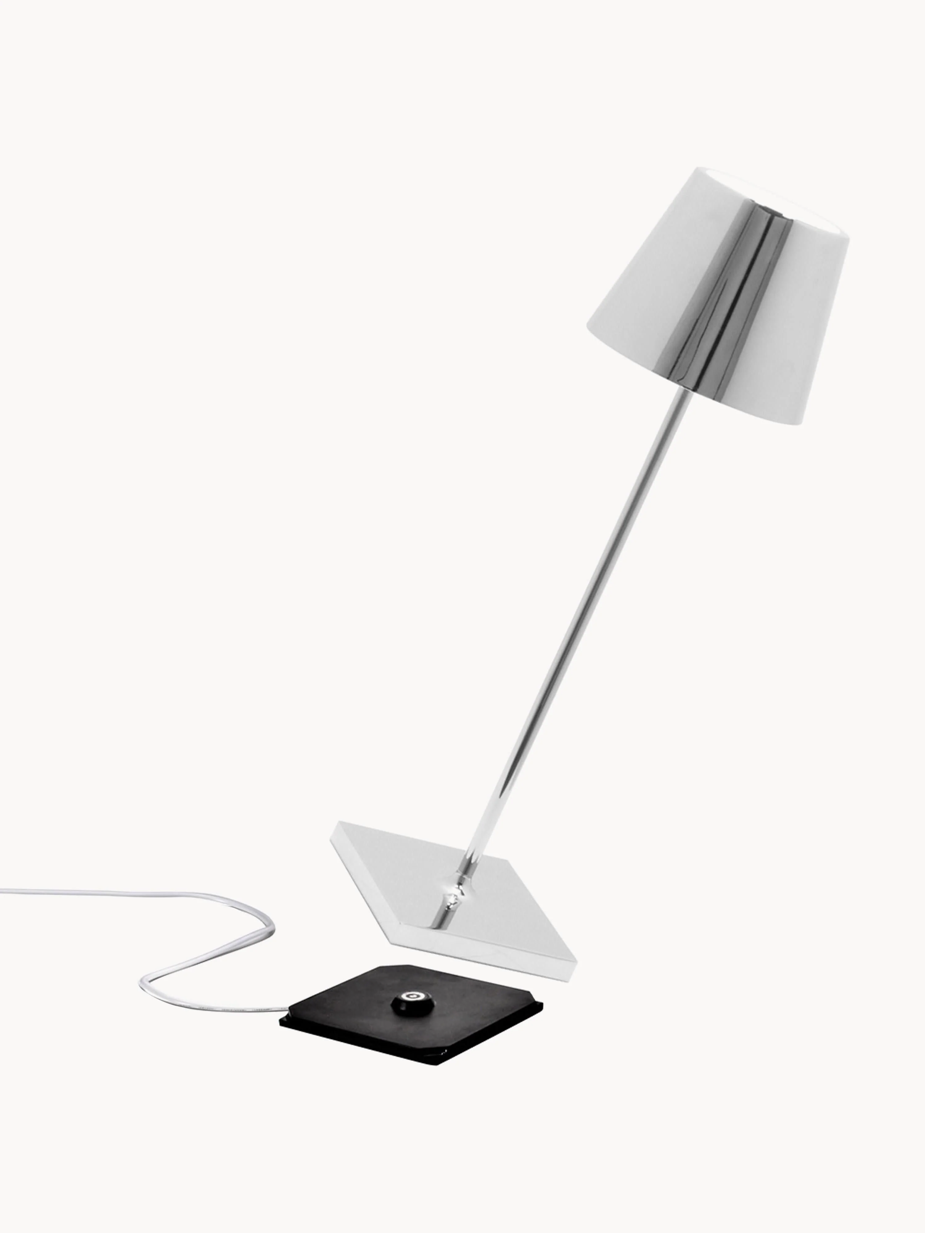 Mobiele LED tafellamp Poldina, dimbaar