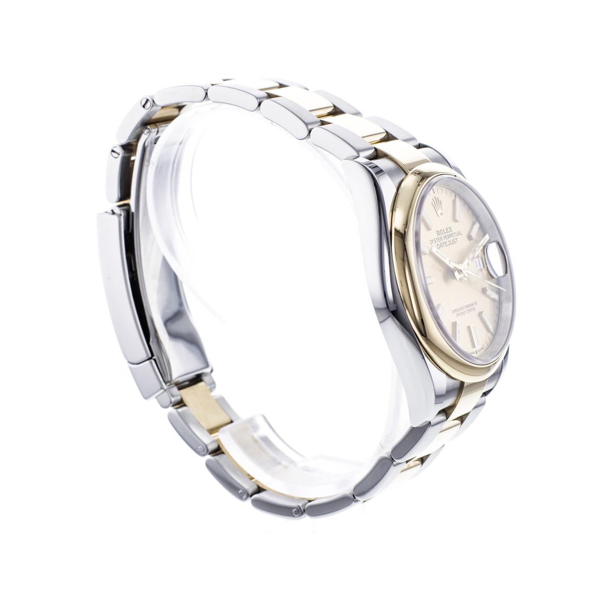 Montre d'occasion Rolex DateJust mixte automatique or jaune et acier