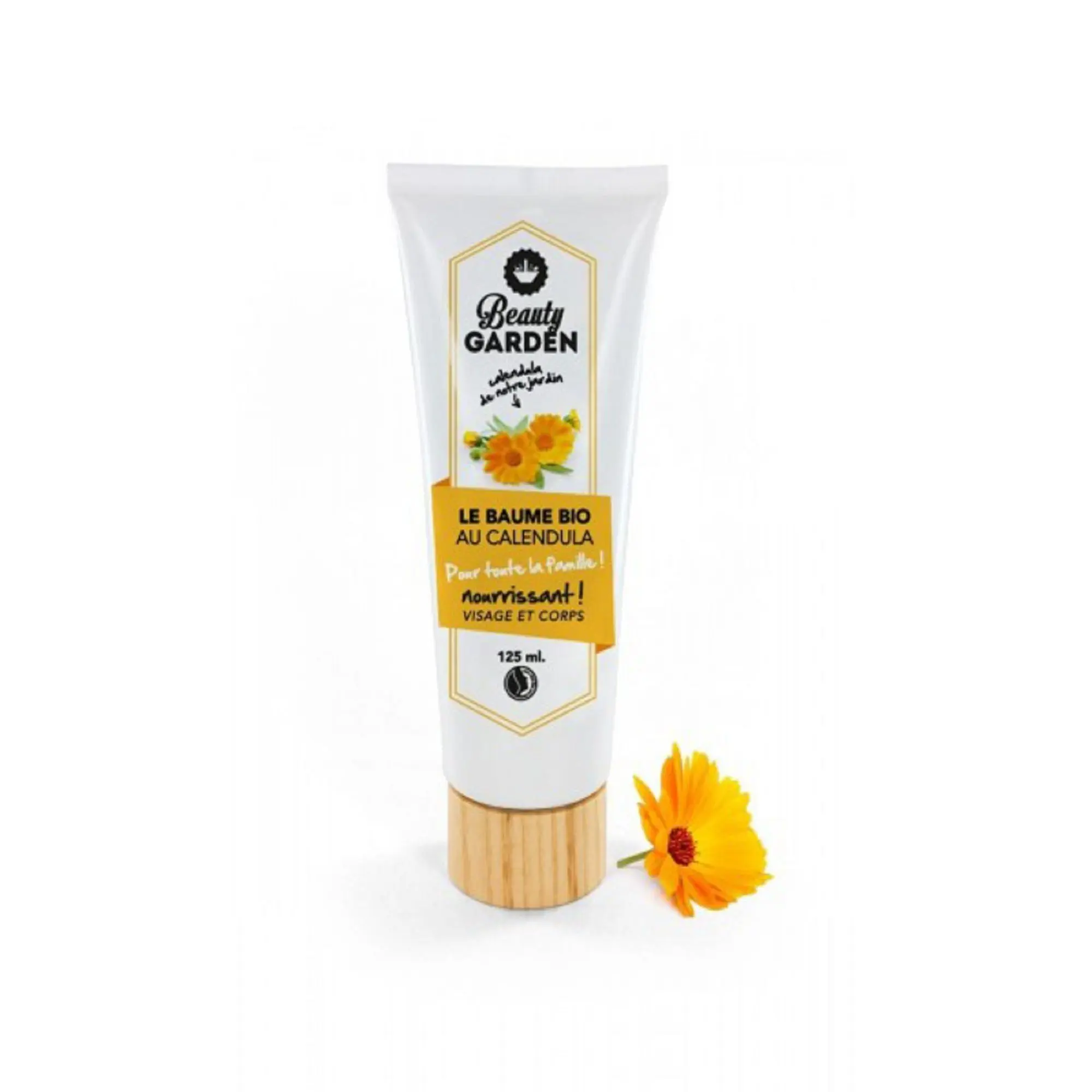 Beauty Garden - Baume bio calendula toute la famille NourrissantTube 125ml - Soin de jour