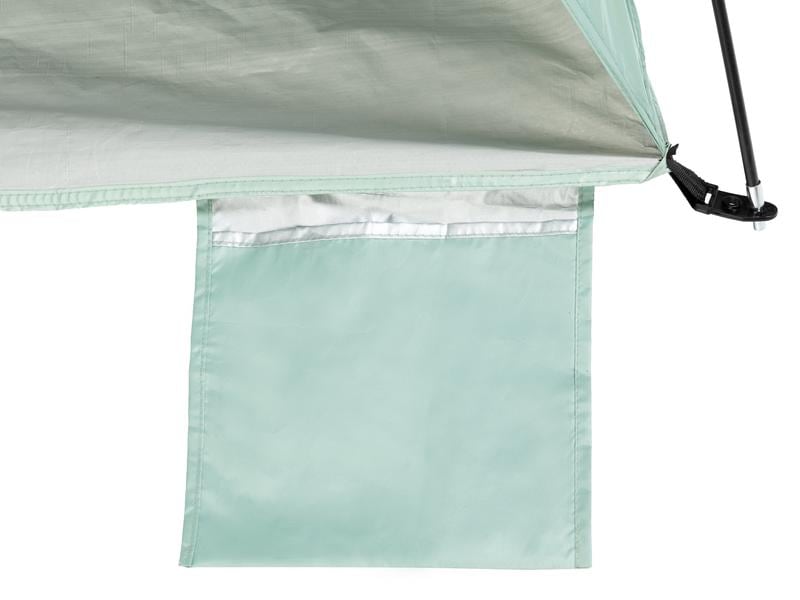 KOOR Strandzelt XL, Granite Green Strandmuschel schützt vor Sonne, Wind und leichtem Regen