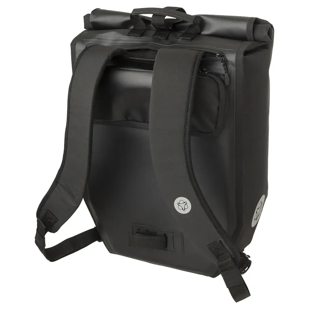 AGU Clean Single Shelter Click'nGo Large 21L Fietstas/Rugzak Zwart