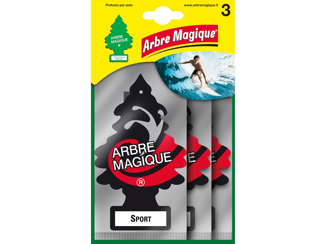 AMBIENTADOR ARBRE MAGIQUE ARBRE MAGIQUE SPORT PACK 3X15G
