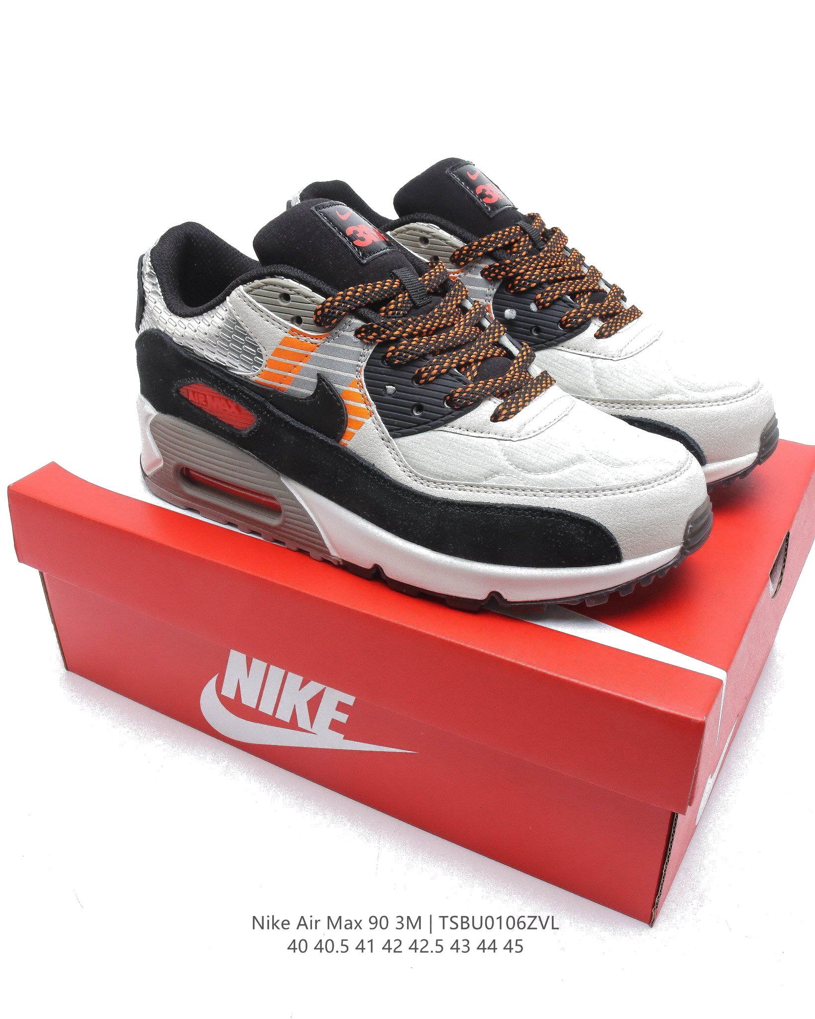 Nike Air Max 90 3M Anthracite CZ2975-002 Dames & Heren Schoenen-2