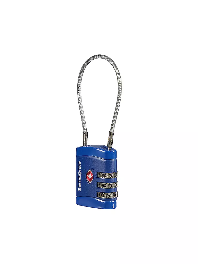 SAMSONITE Schloss blau