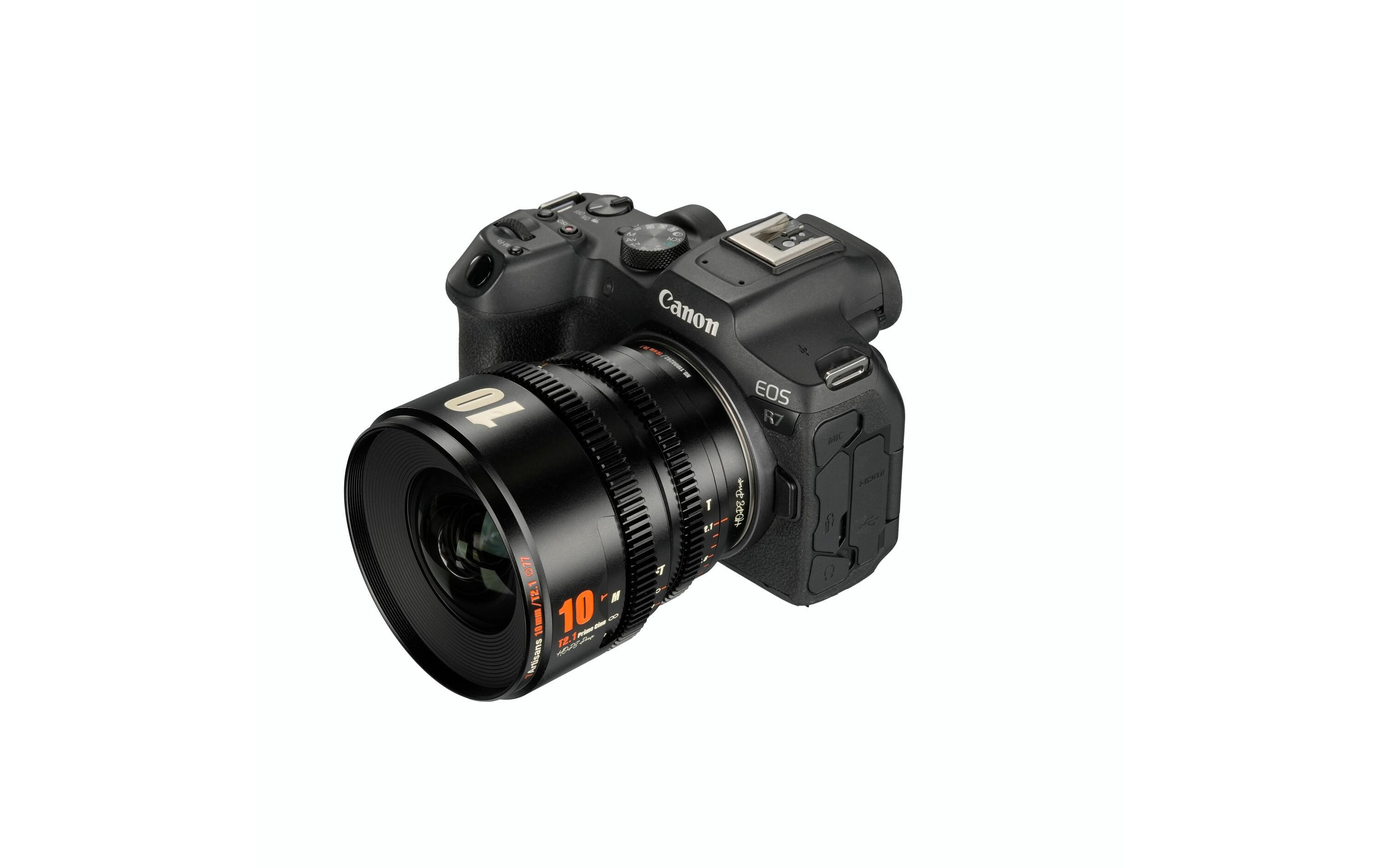 Festbrennweite 10mm T/2.1 – Canon RF<br>Kompaktes, leichtes Objektiv für Kameras mit Super35-Sensoren