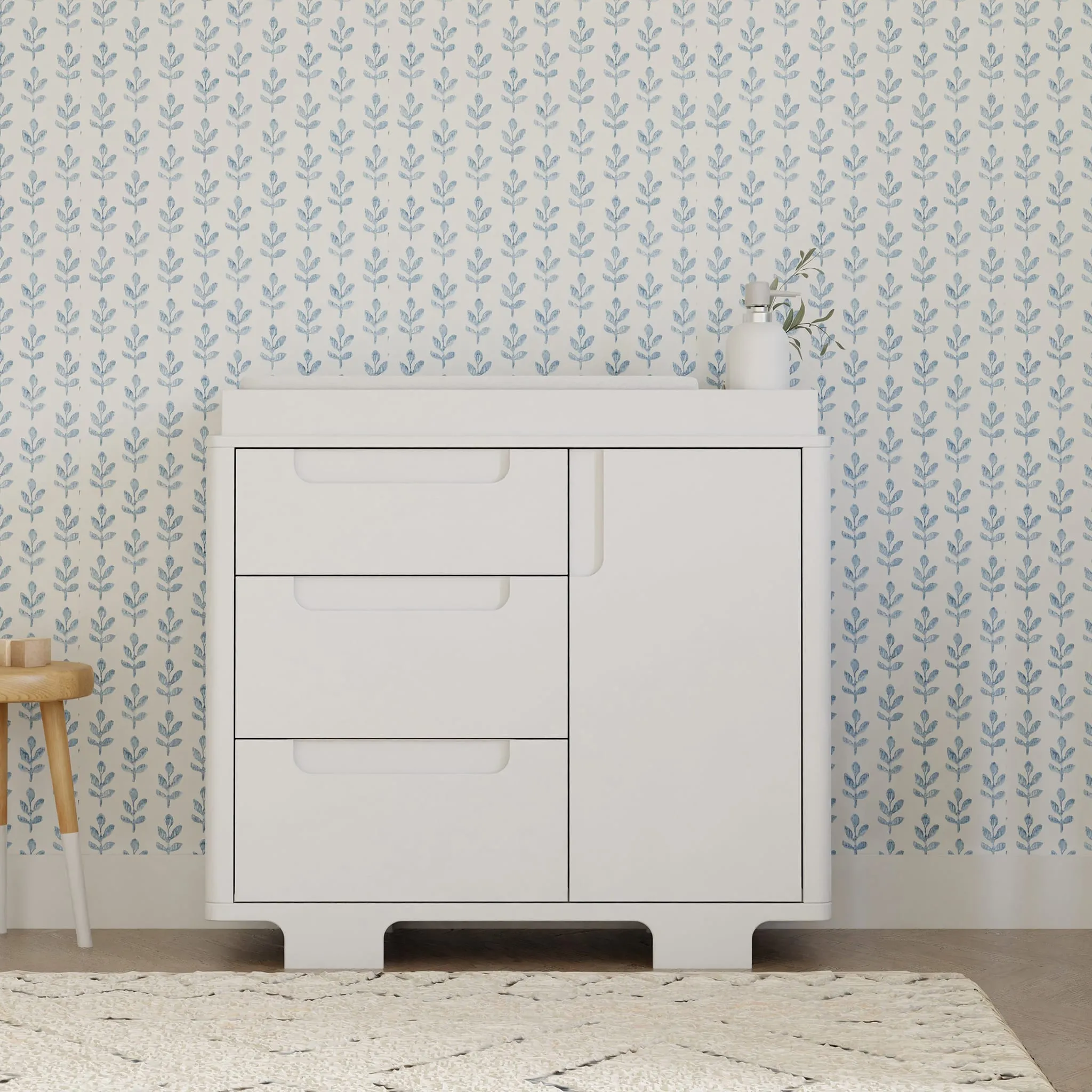 Babyletto Meuble à Langer 3-Tiroirs Yuzu - Blanc