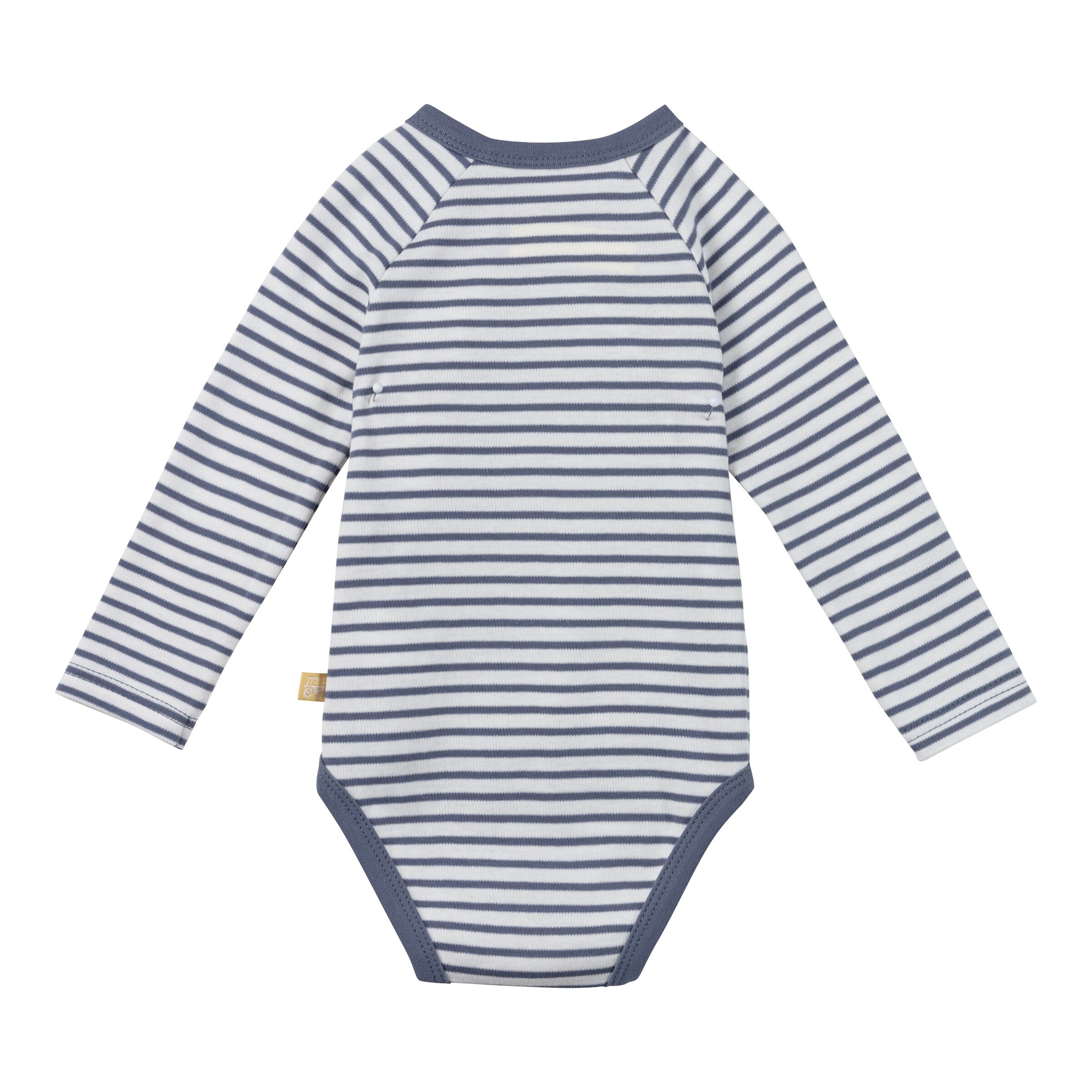 Bornino - Farm Life 2er-Pack Wickelbodys langarm Traktor blau/grün/offwhite