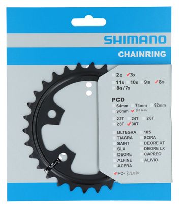 SHIMANO Plateau 30T Claris Fc-R2030 - 7/8 Vitesse