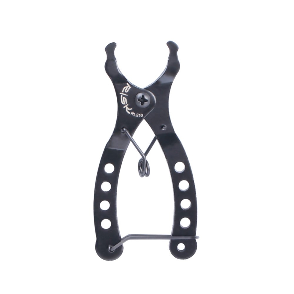 2in1 Fahrrad Velo Werkzeug Reparatur Kit Rad Ketten-Spannzange Kettenverschluss - Schwarz