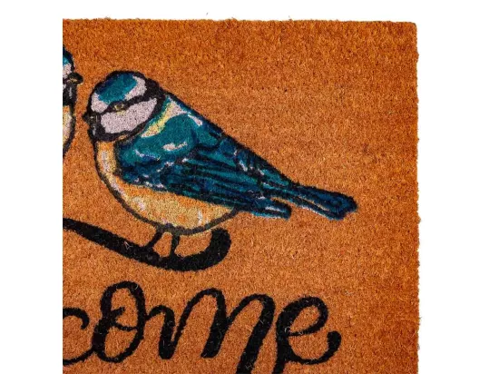 Paillasson en coco avec motif imprimé 45x75h