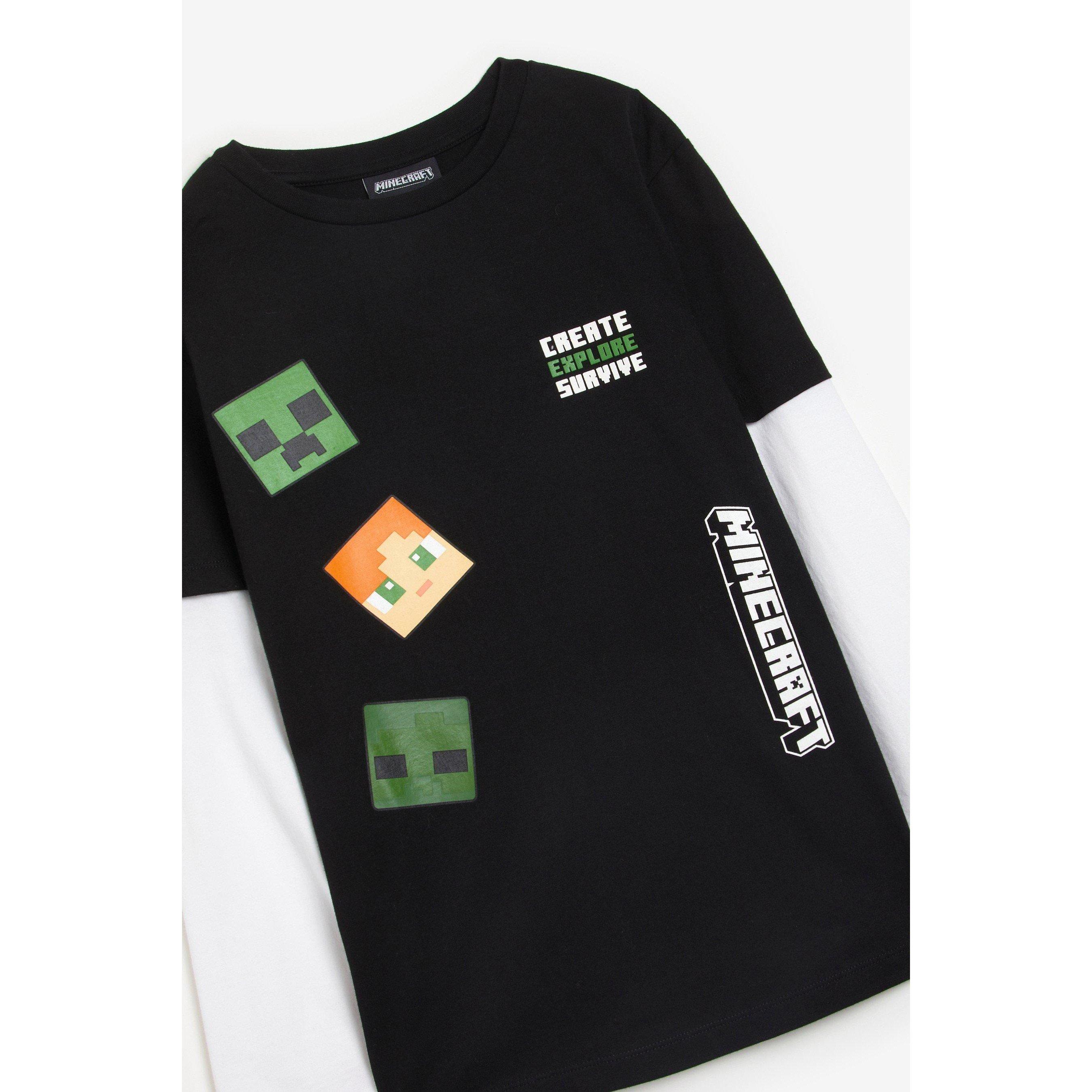 Character Gaming Boys Minecraft Longsleeve T shirt