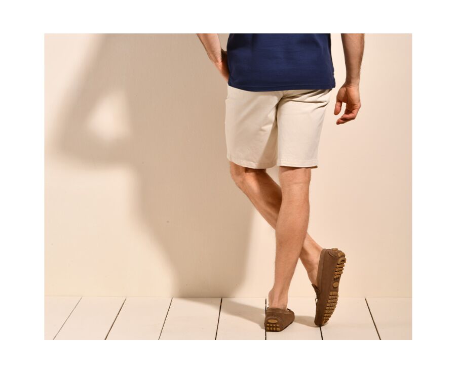 Bermuda chino homme Écru - BARRY