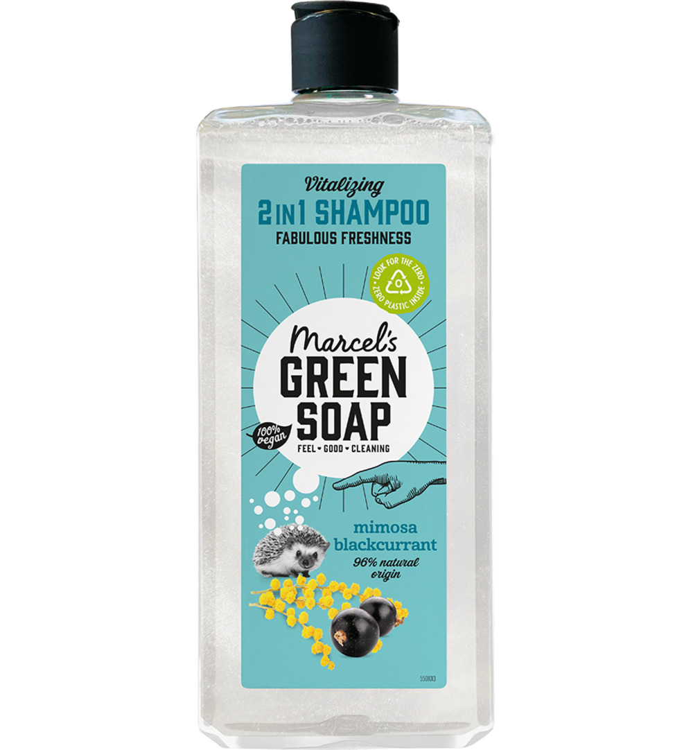 Marcel’s Green Soap 2in1 Shampoo & Conditioner Mimosa en Zwarte Bes (300 ml)