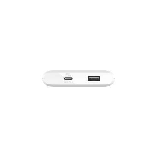 10.000 mAh 18W Power Delivery Power Bank, hvid