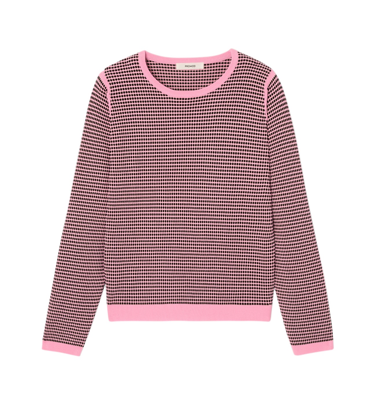 Pull effet jacquard Femme - Imprimé lilas
