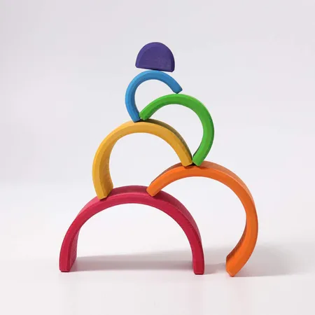 Grimm's Spiel und Holz Design - Regenbogen, 6-teilig