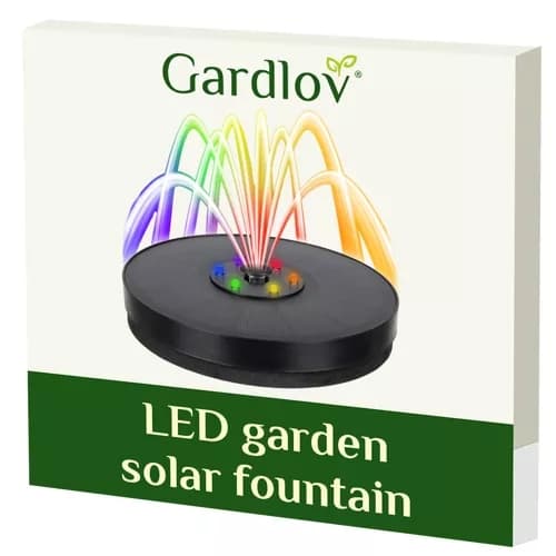 Fontene med LED - Solcellefontene / Vannfontene – Solcelle