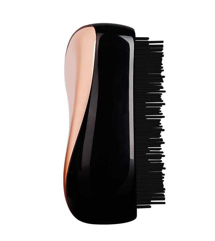 Compact Tangle Teezer - Escova especial para desembaraçar - Black Rose Gold