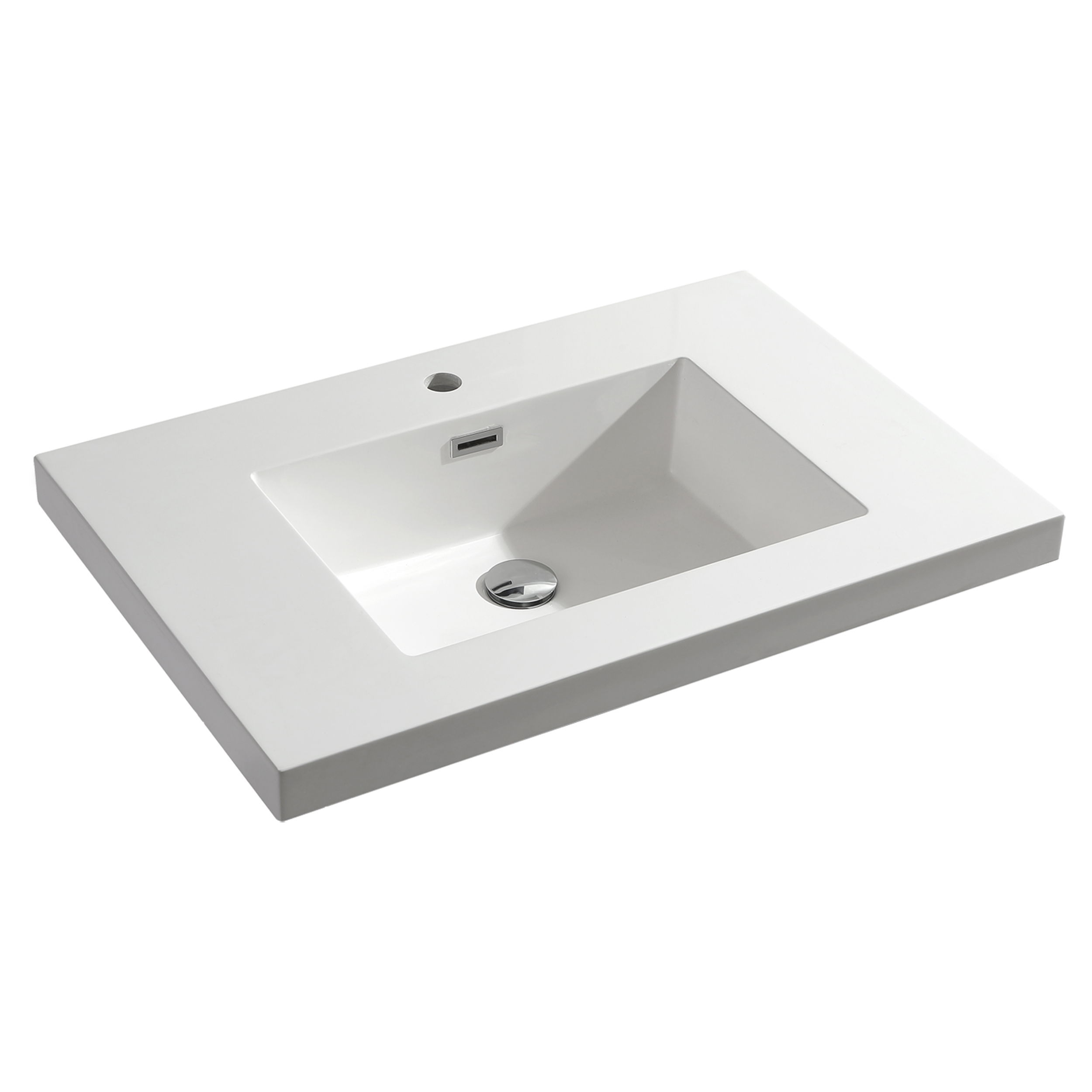 Differnz Reno wastafel 75x50cm wit