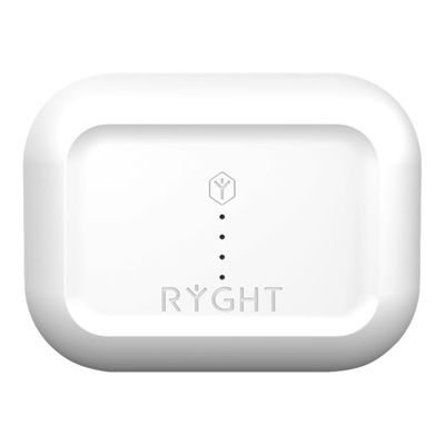 Ryght Mino - Écouteurs sans fil avec micro - intra-auriculaire - Suppresseur de bruit actif - blanc