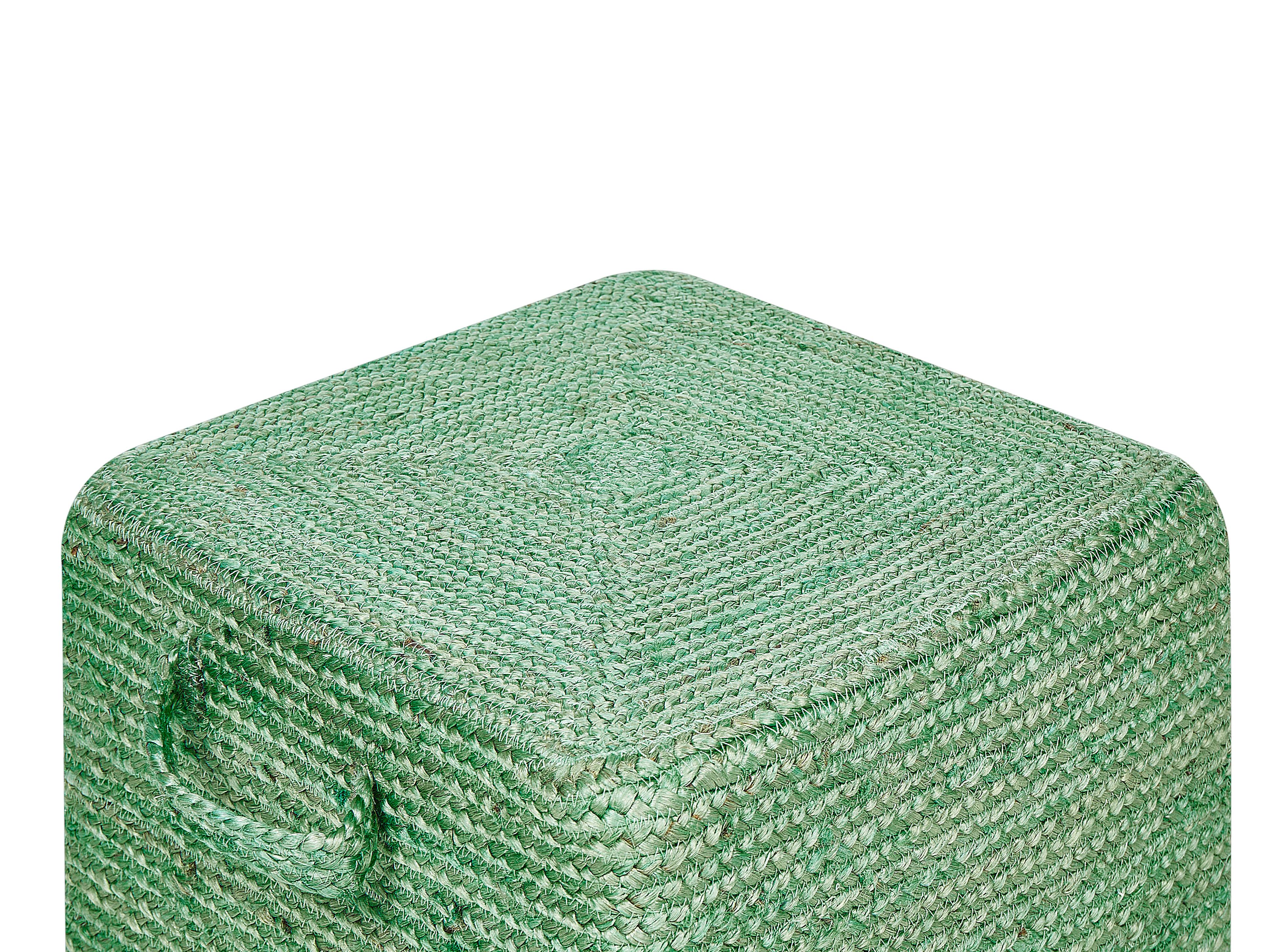 Poef DHADAR Jute Groen