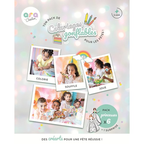 Pack anniversaire ballons à colo