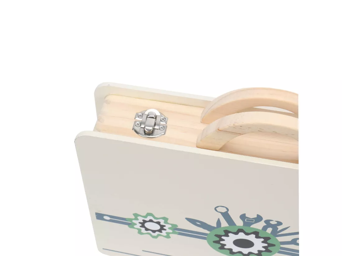Jeu de Valise à Outils pour Enfants Subeir À partir de 3 ans Bois Multicolore 6x29,5x22,5
