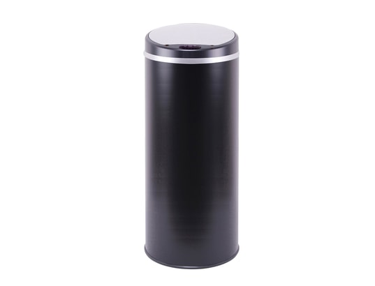 KITCHEN MOVE - Poubelle automatique Poubelle de cuisine automatique soho noir acier inoxydable ...