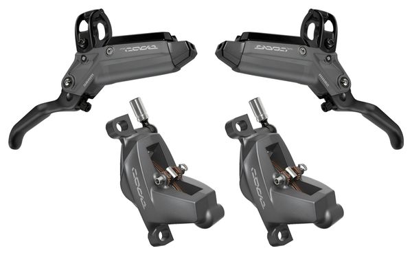Paire de Freins Sram Code Bronze Stealth Gris (Sans Disque)