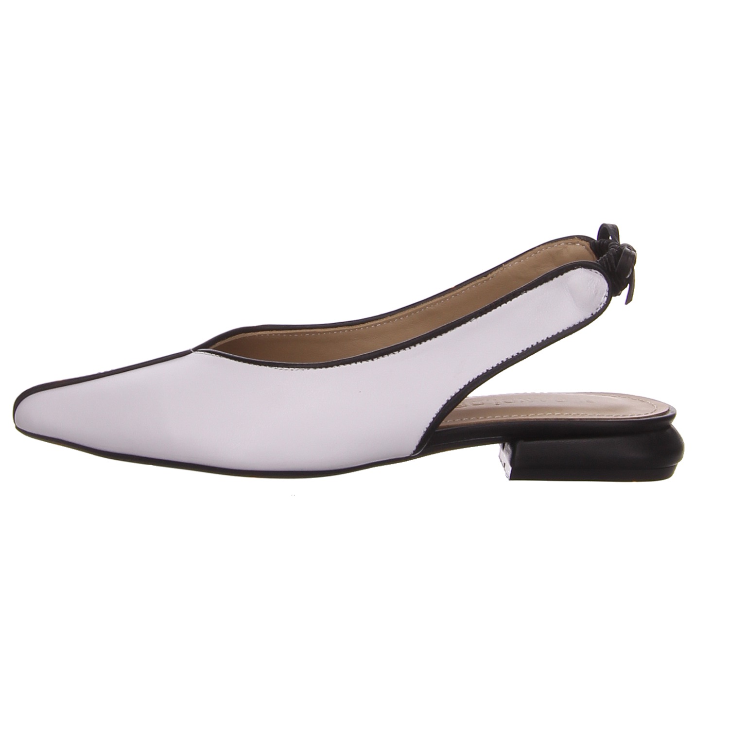 elbandi Slingpumps weiß weiss/weiss kombi