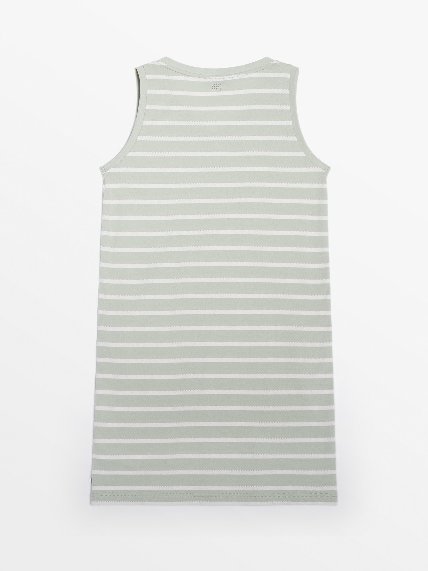 Robe Femme A Rayures Vert
