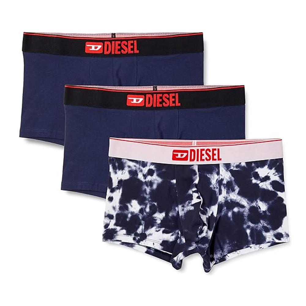 Diesel x3 Boxers Marine/Noir Homme Diesel Timers