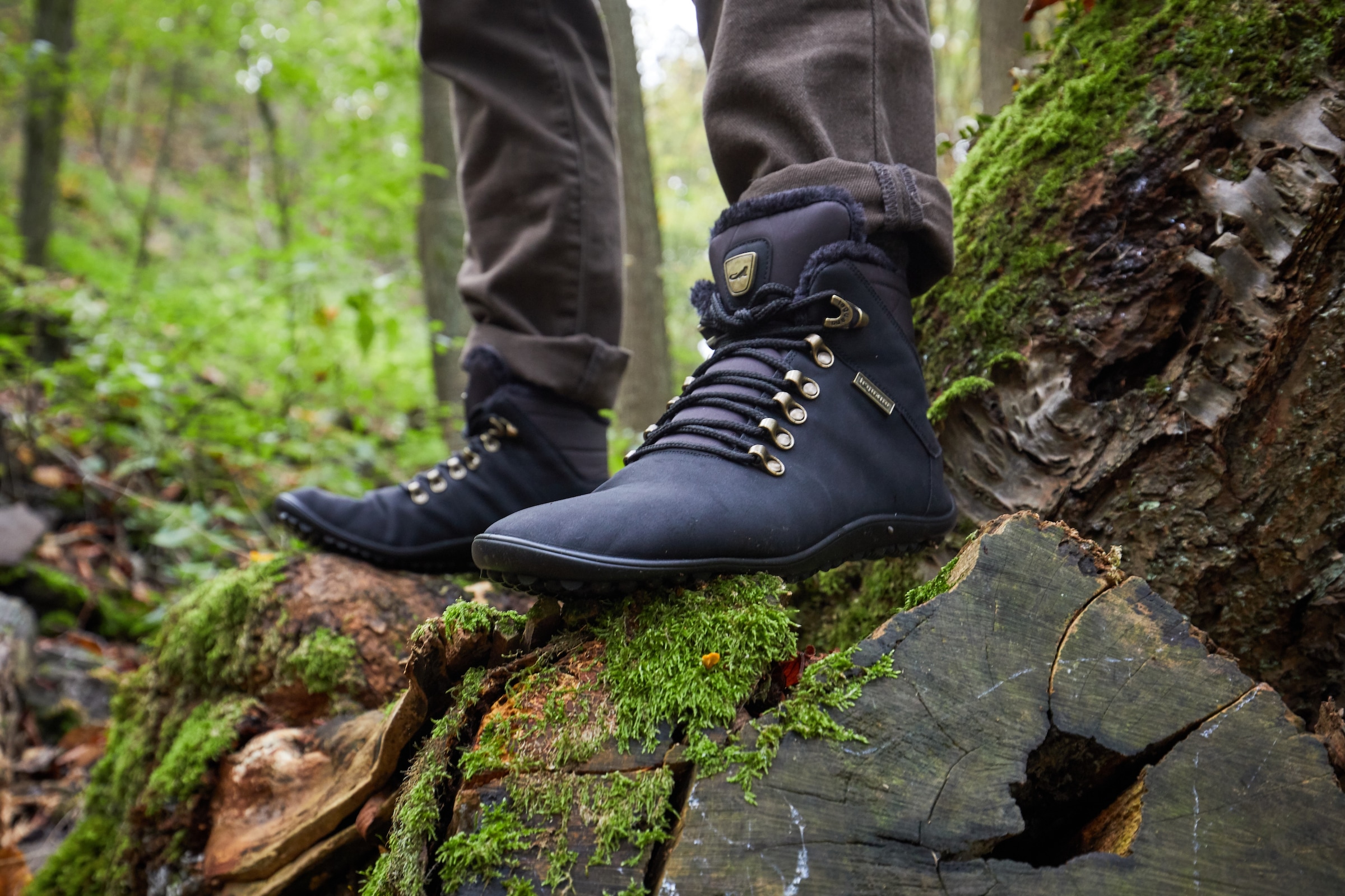 Leguano Barfussschuh »HUSKY«  , Bequemschuh, Komfortschuh, Flats, Schnürboots, einzigartig flexibel