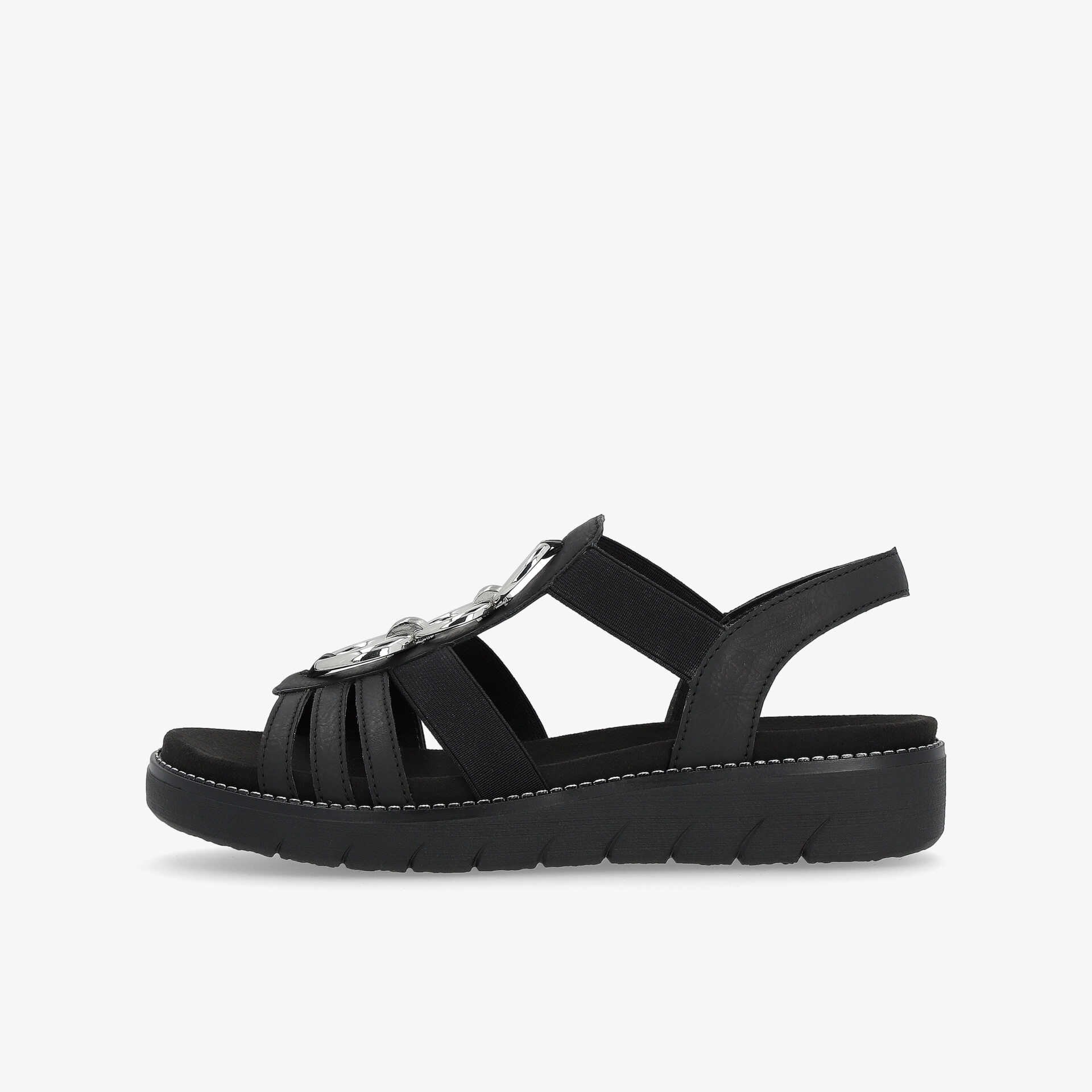 remonte Damen Sandalen schwarz
