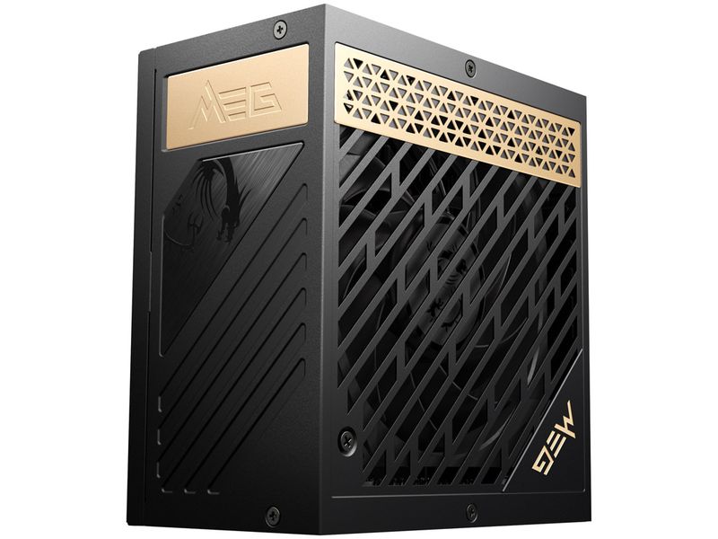 MSI Netzteil MEG AI1300P PCIE5 1300 W Vollmodulares Netzteil mit 1300 W Leistung