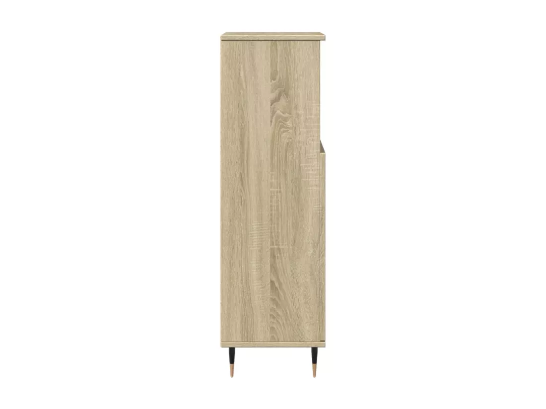 Armoire salle de bain chêne sonoma 30x30x100 cm