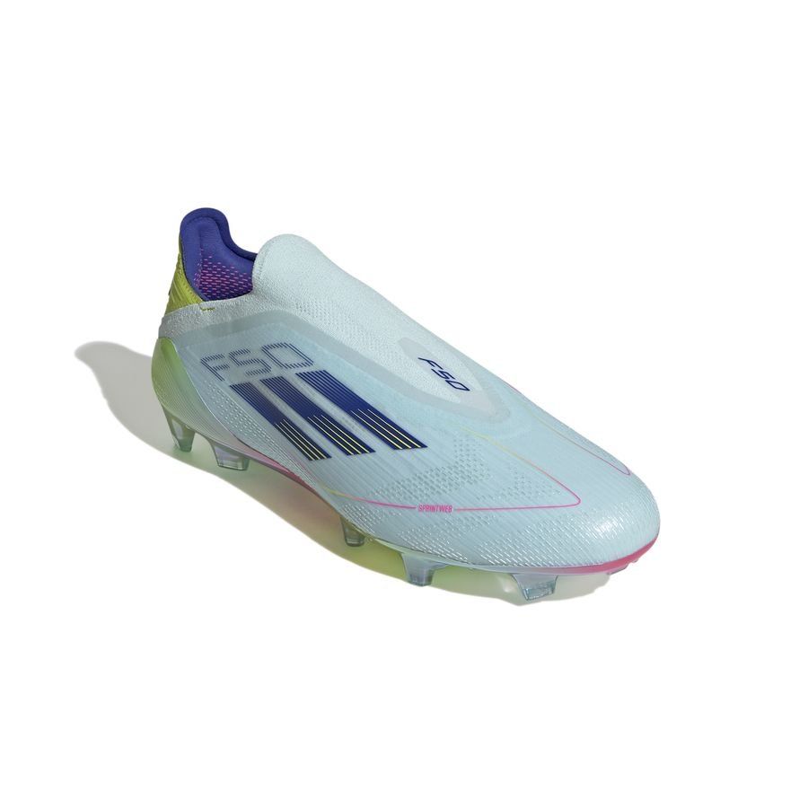 adidas F50 Elite Laceless FG Stellar Icon - Almost Blue/Bleu/Jaune