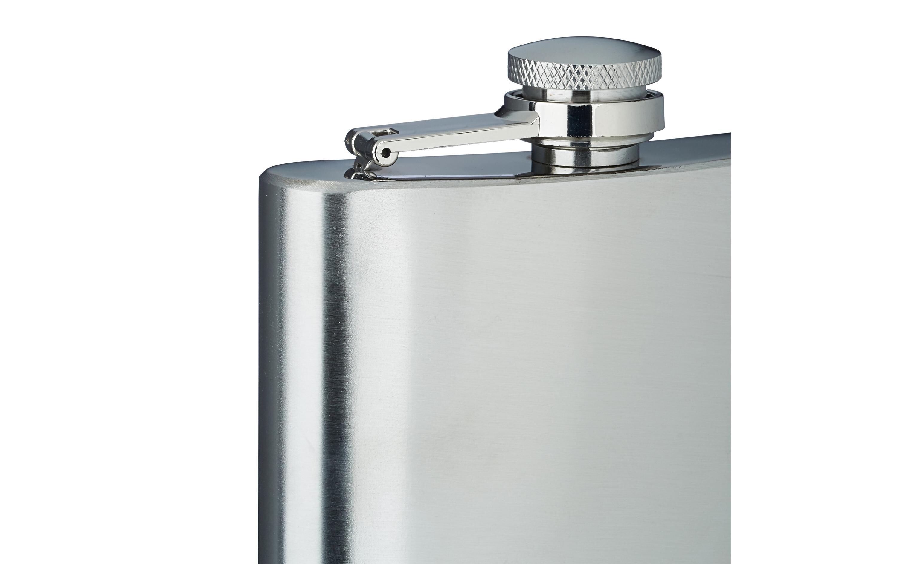 Outdoor-Flachmann Silber, 200 mlFlachmann für die Tasche