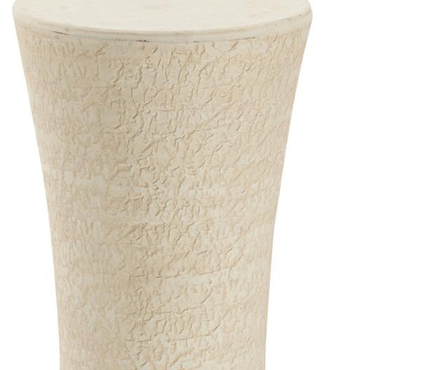 Dehner Keramik-Pflanzsäule Rustika, creme,