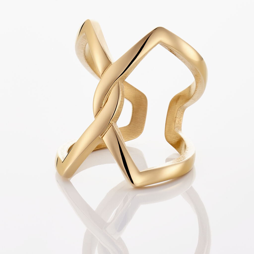 Bague Adelind Acier Jaune