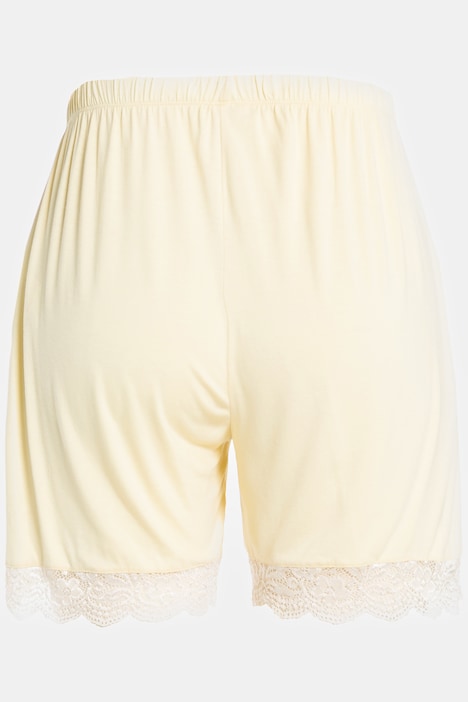 Shorty, kurzer Zweiteiler, Spitze, Top, Shorts