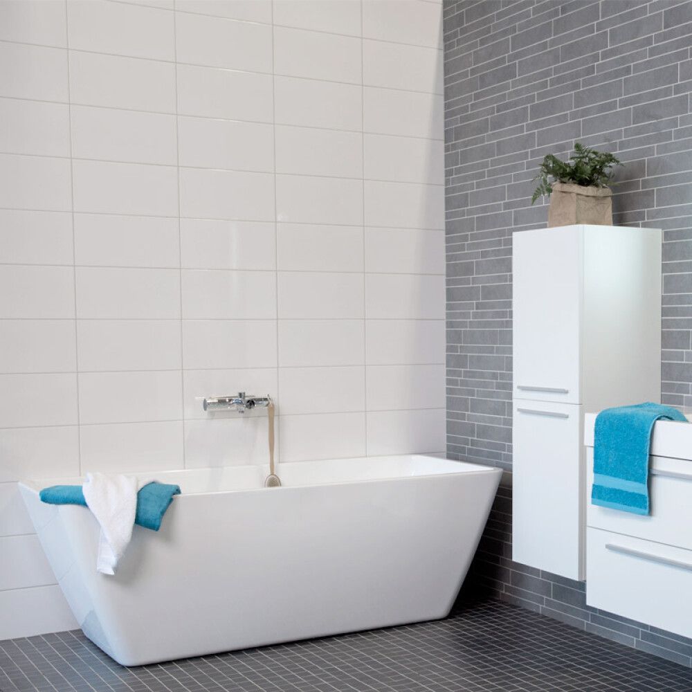 FLIS MEISSEN FUTURA HVIT MATT 20X50CM 1,3M²/PK