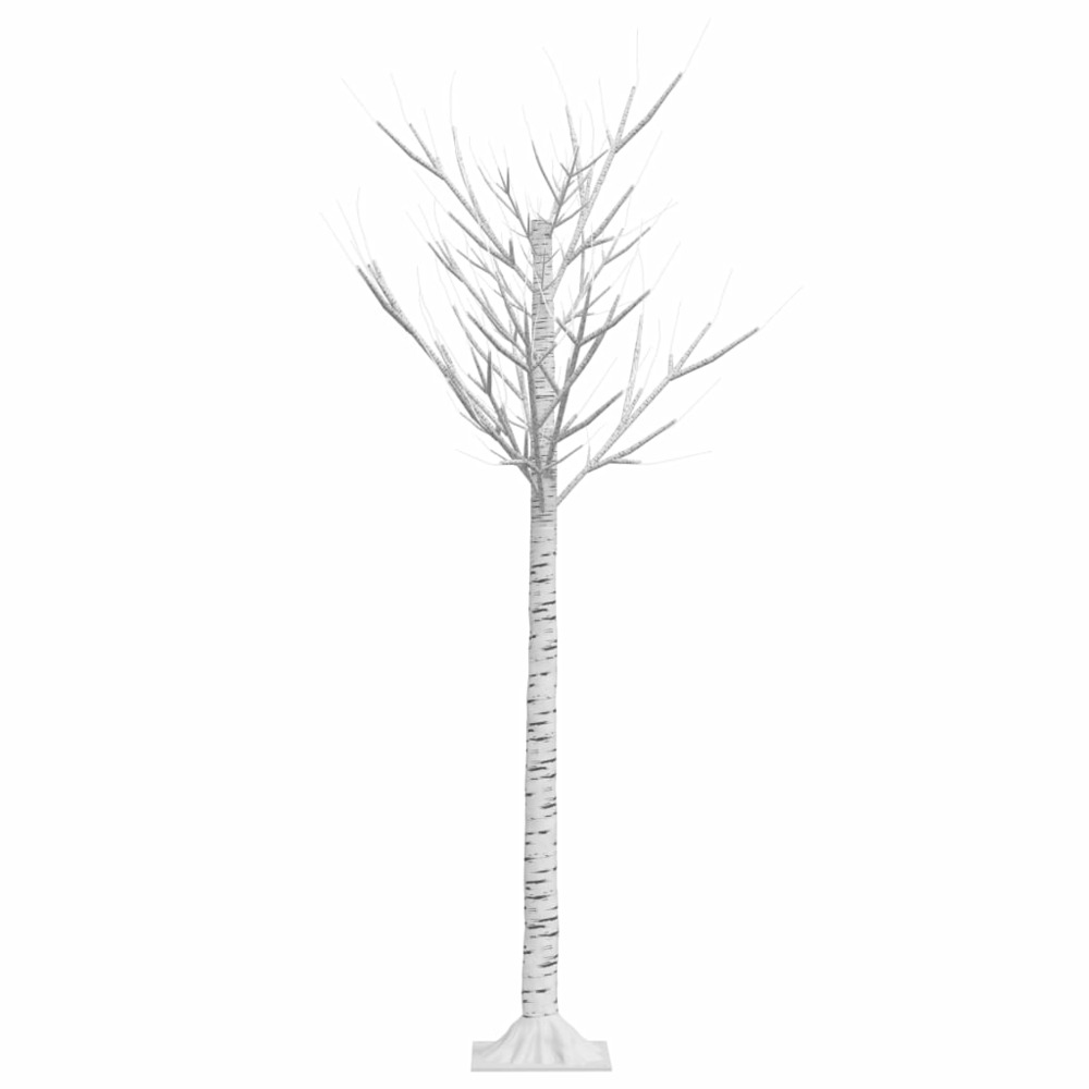 Sapin de noël 140 led blanc chaud saule 1,5 m int/ext