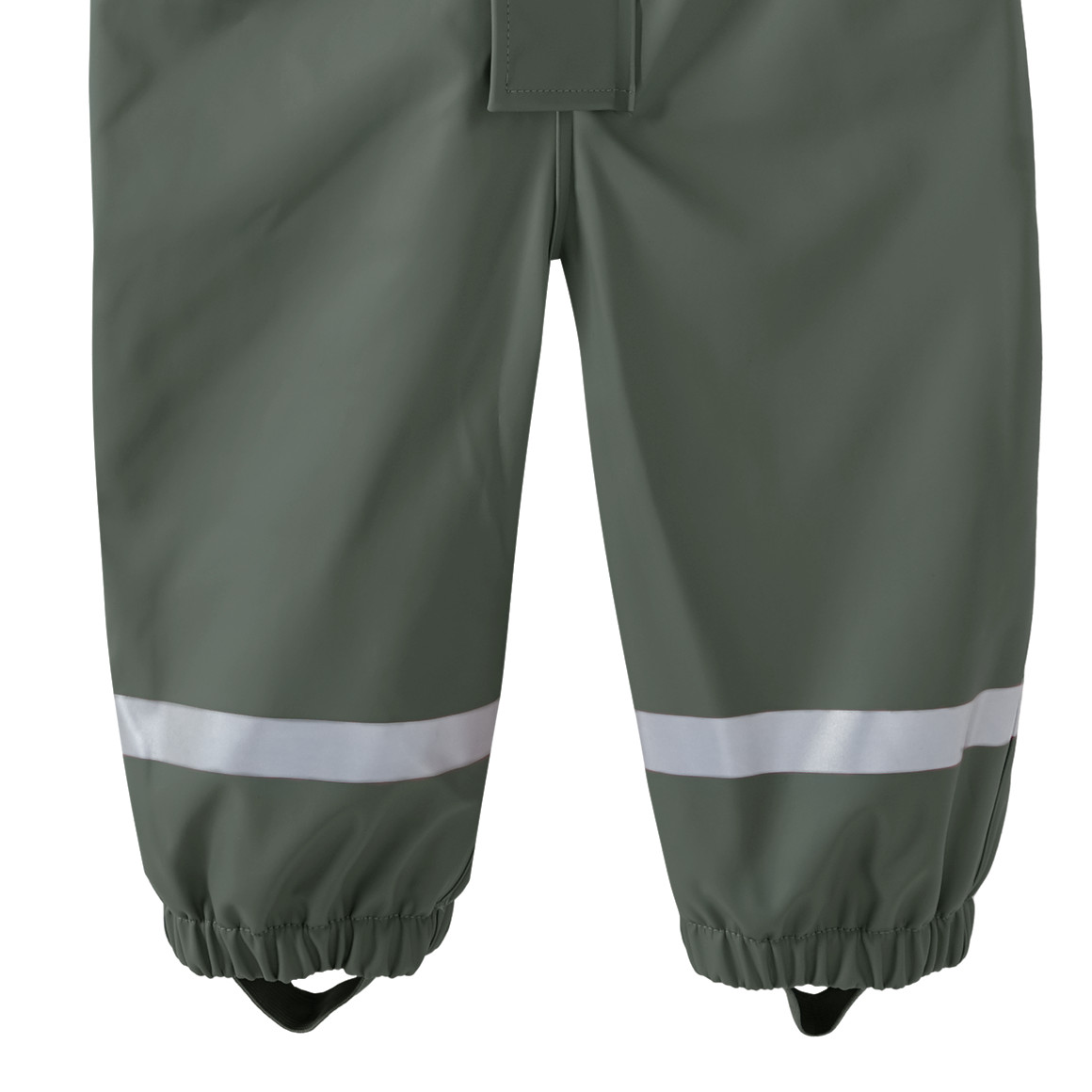 Famy Baby Regenoverall mit gestepptem Futter oliv