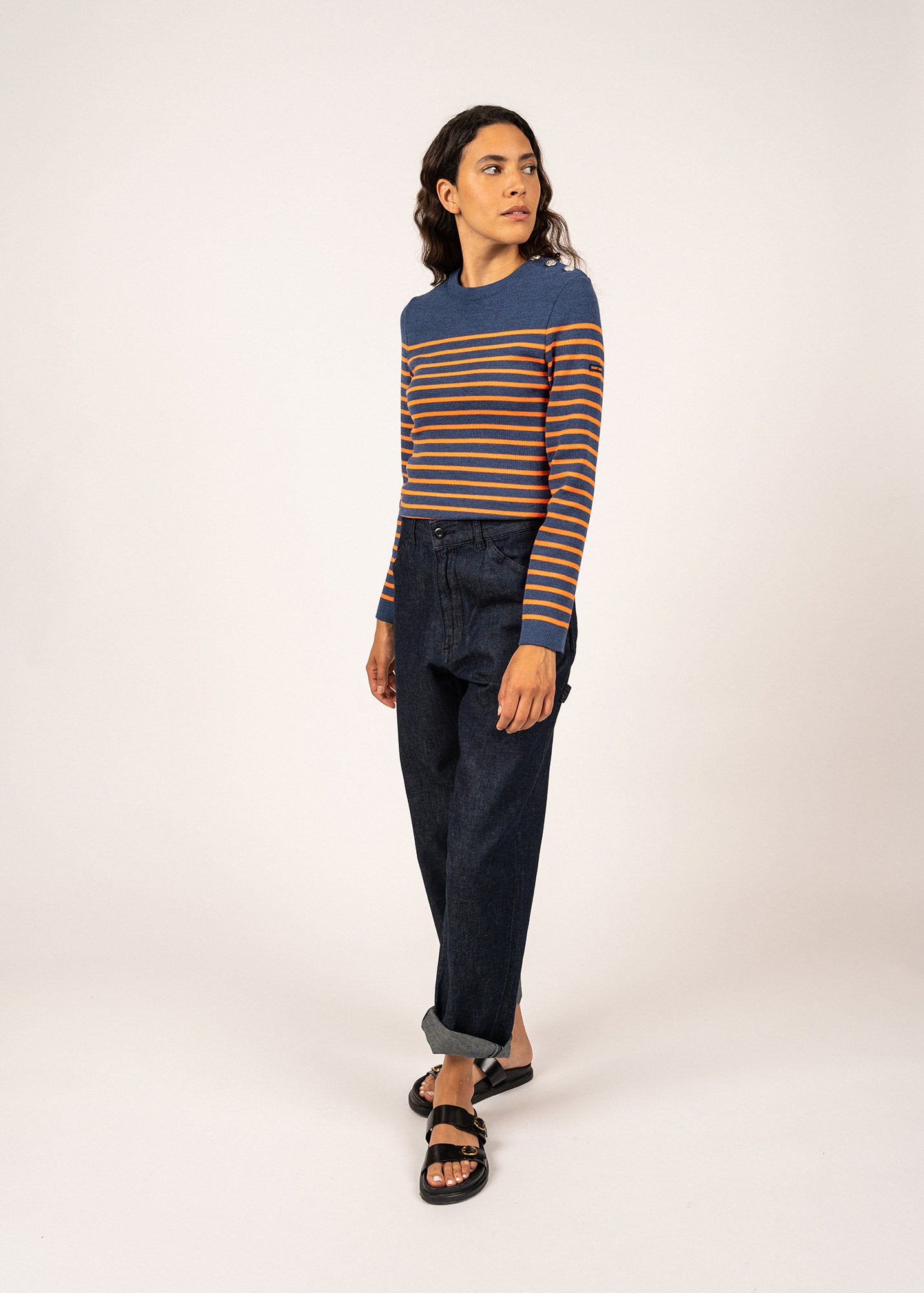Pull marin rayé Marée