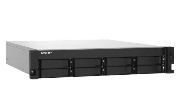 [OUTLET] - QNAP TS-832PXU - NAS-server - 8 bays - rackversion - SATA 6Gb/s - RAID RAID 0, 1, 5, 6, 10, 50, JBOD, 60 - RAM 4 GB - Gigabit Ethernet / 2.5 Gigabit Ethernet / 10 Gigabit Ethernet - iSCSI support - 2U