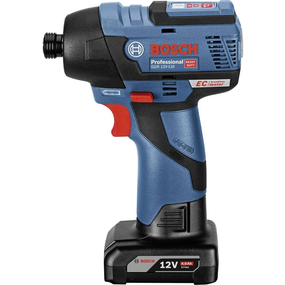 Bosch Professional 12V System visseuse à chocs sans-fil GDR 12V-110 (sans batterie ni chargeur, boîte carton) : Bricolage