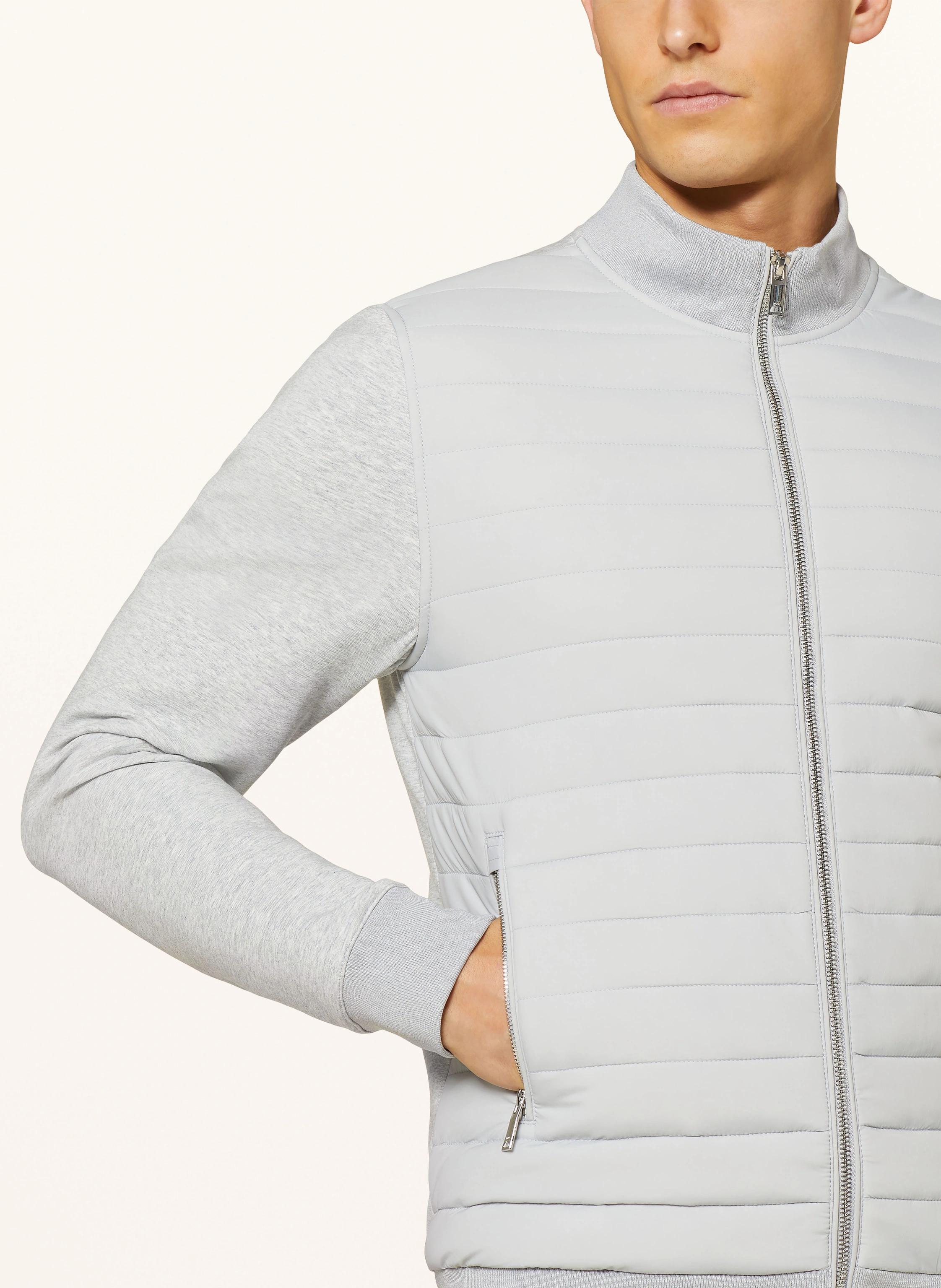 REISS Steppjacke FREDDIE im Materialmix